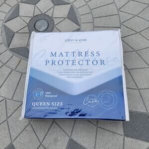 Cosy House Bamboo Waterproof Queen Fitted Sheet Mattress Protector